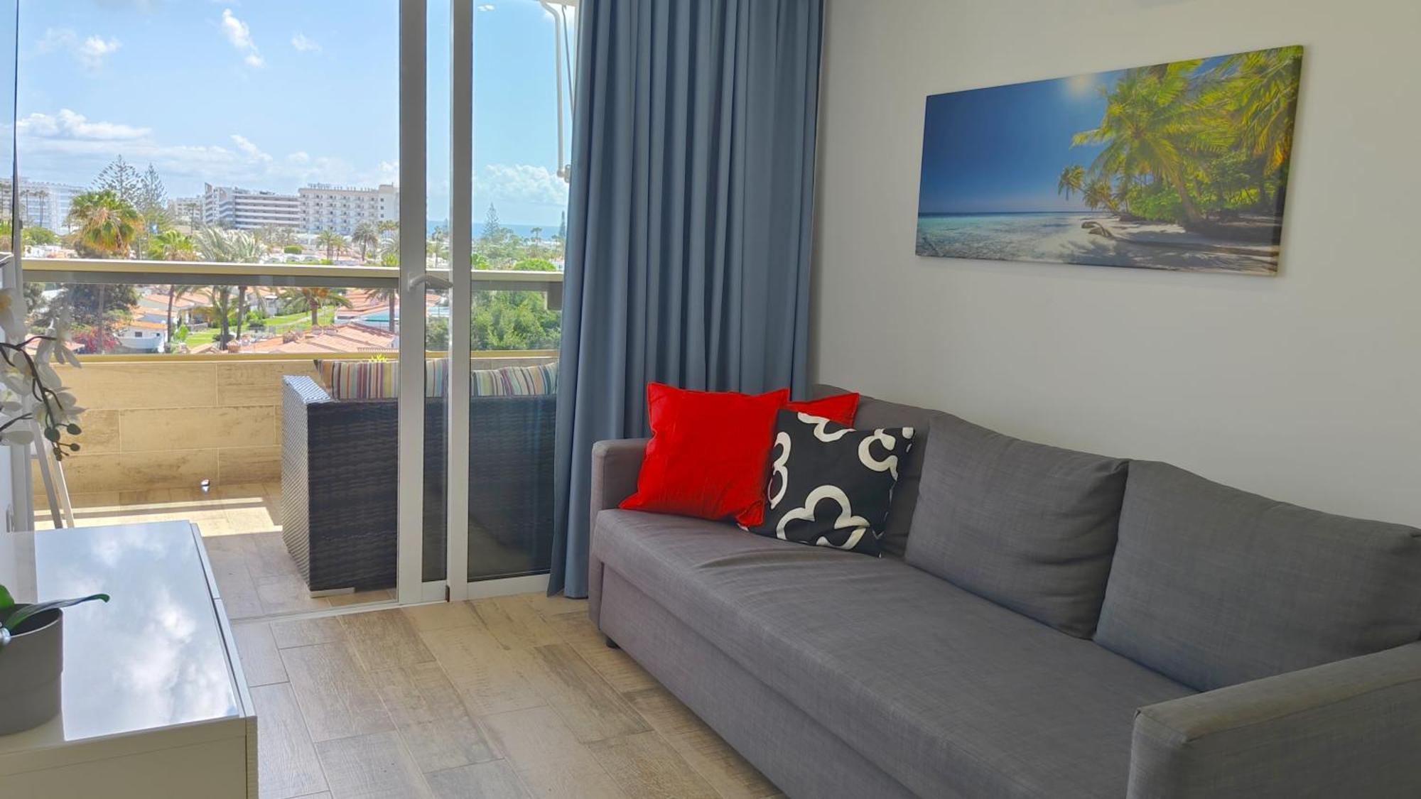 Soundproof With Sea View In Maspalomas Apartamento *